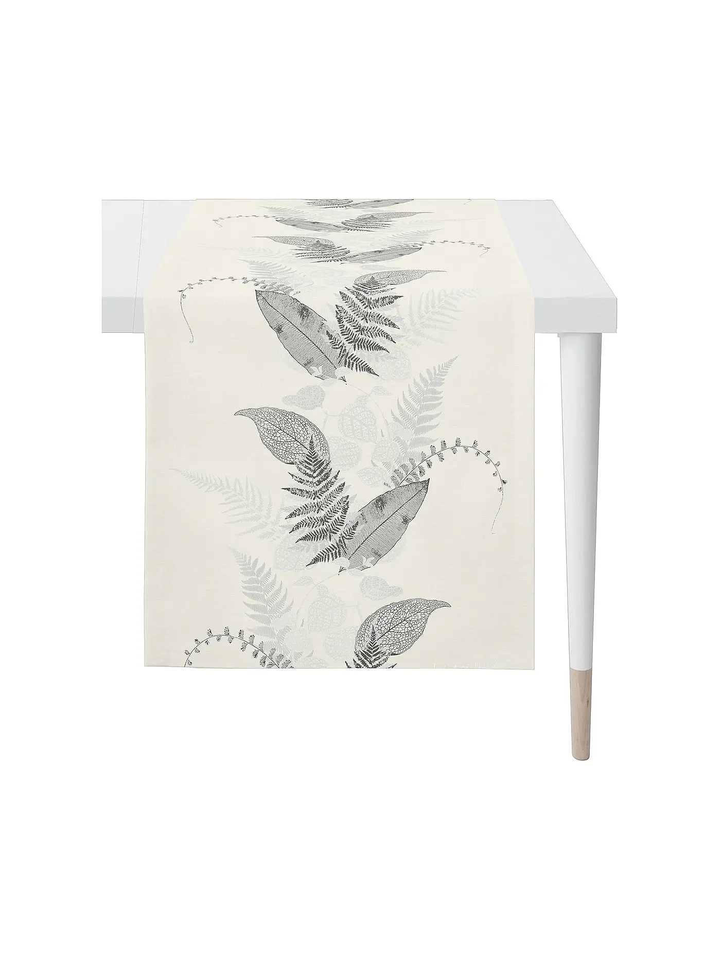APELT | Tischläufer 48x140cm HERBSTZEIT creme | 